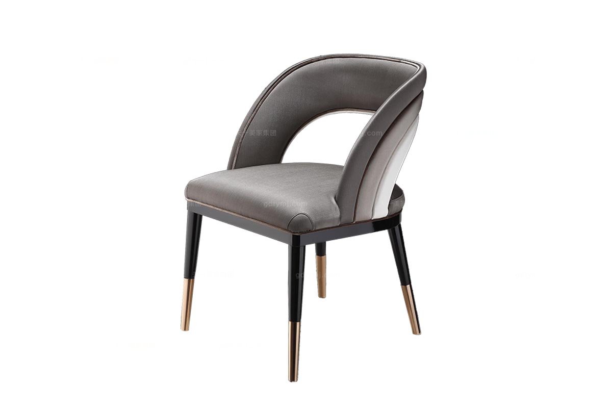 高端時尚家具后現(xiàn)代布藝餐椅