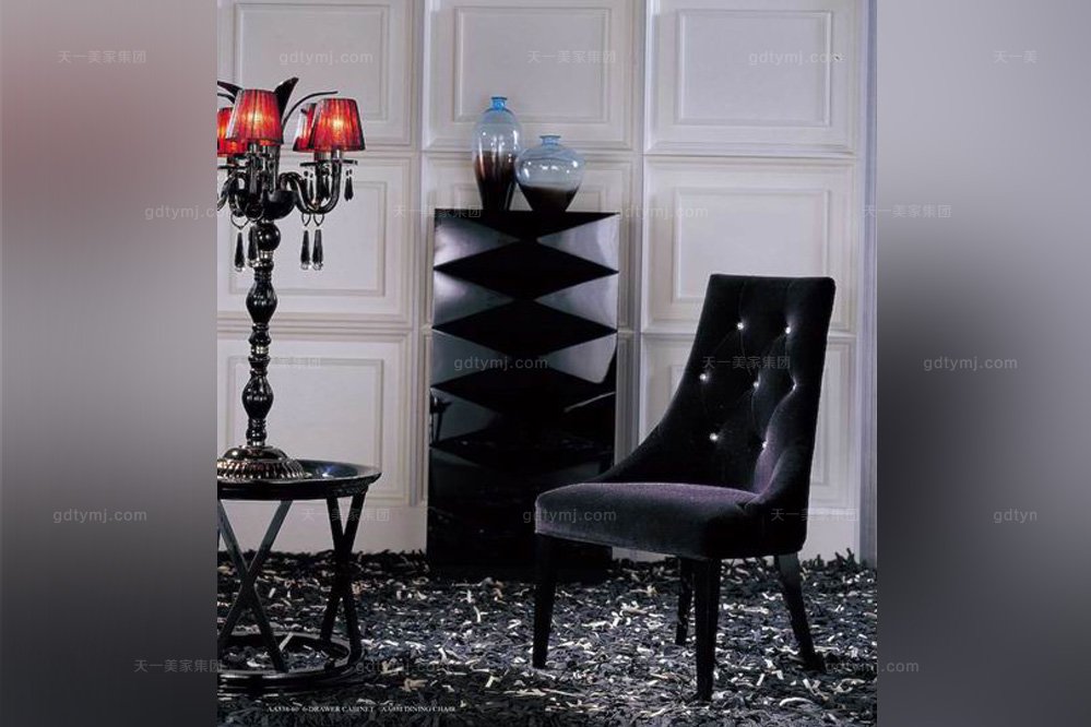 高端別墅后現代六斗柜