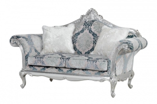 高端別墅家具奢華新古典二人位沙發