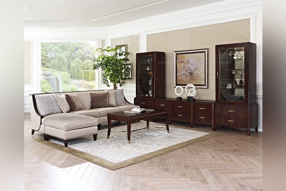 高端簡約新古典白色沙發