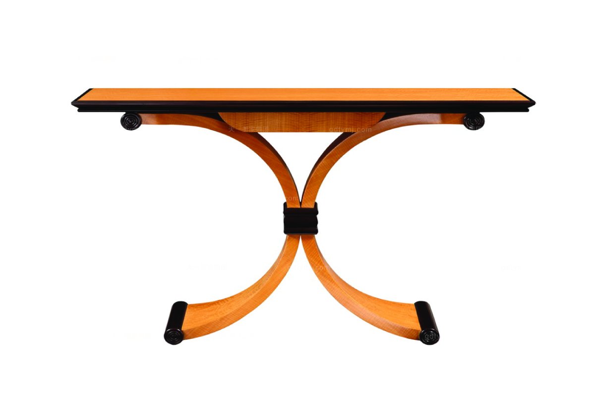 高端簡約新古典楓香實(shí)木玄關(guān)臺(tái)