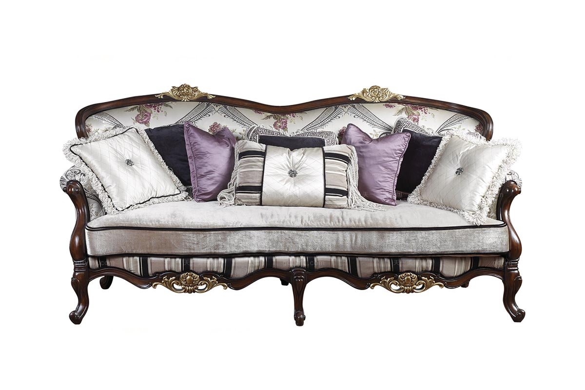 實木家具美式三位沙發