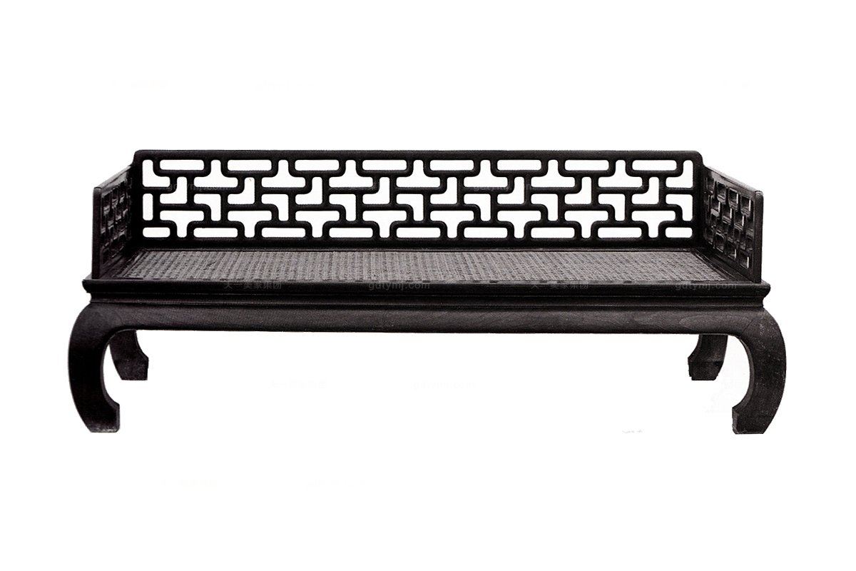 別墅會所實木家具紅木羅漢床