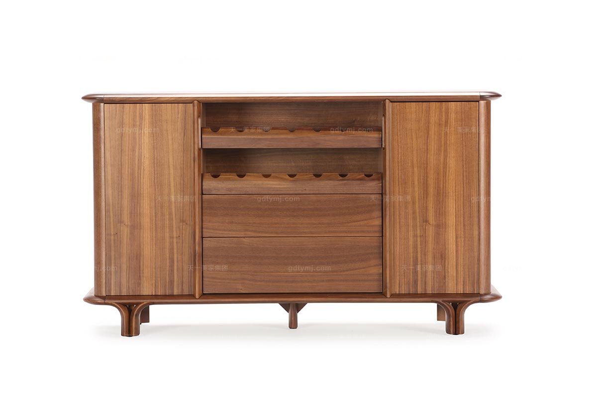 高端品牌簡單現代風格家具實木裝飾柜