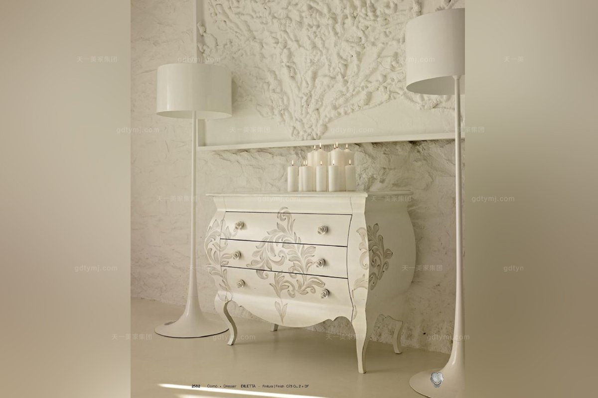 Volpi意大利進口法式高端品牌別墅會所布藝雙人床