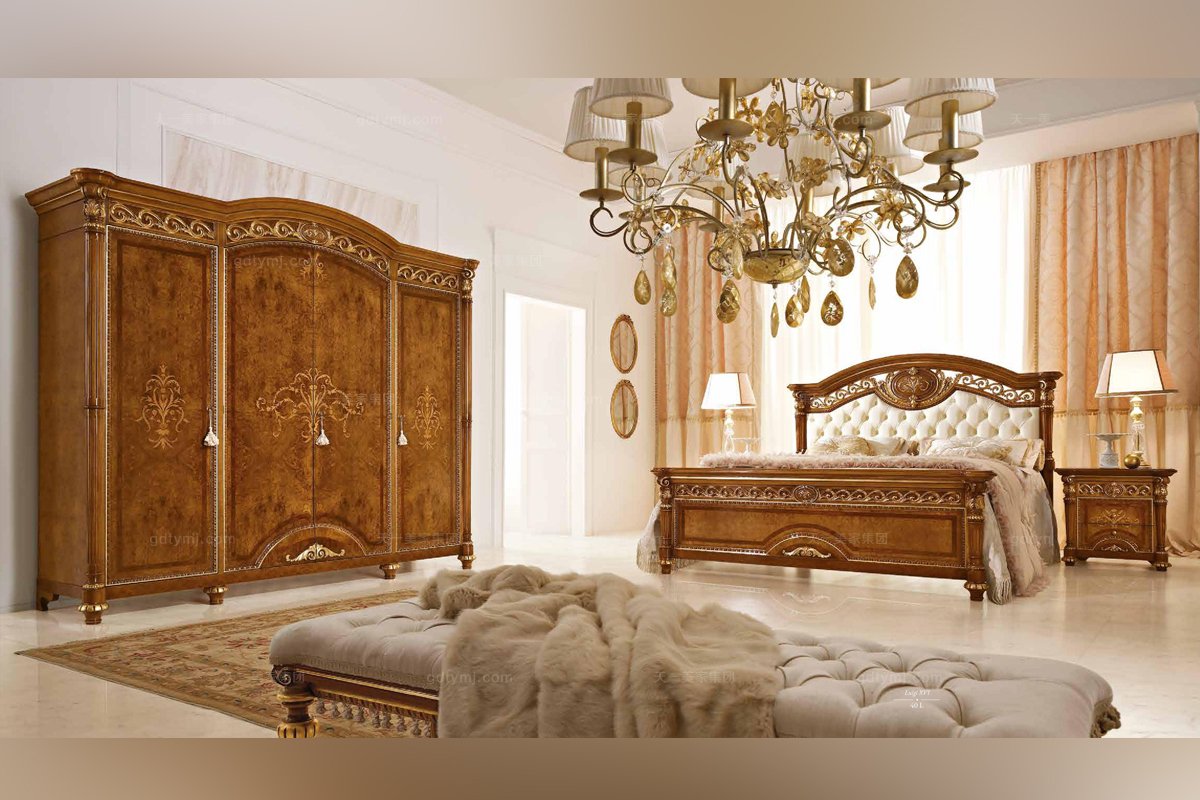  Valderamobili 意大利進口法式高端品牌雕刻雙人床