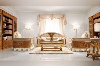  Valderamobili 意大利進口法式高端品牌雕刻沙發組合