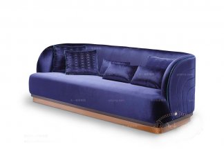 名貴會所家具奢華后現代客廳布藝沙發