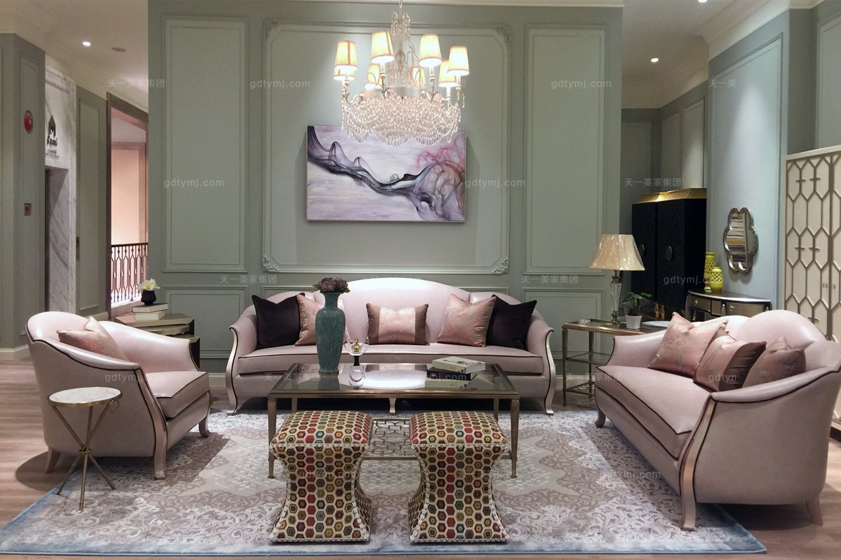 國內高端五星級酒店家具品牌法式不銹鋼茶幾