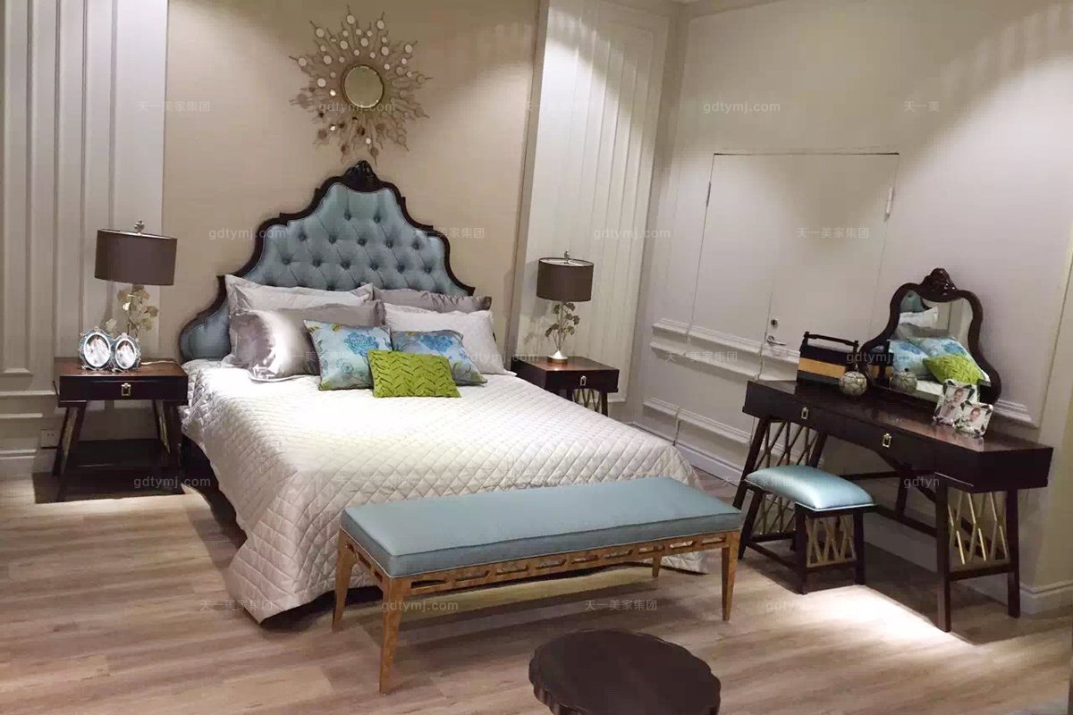 五星級酒店家具品牌法式高端雙人床