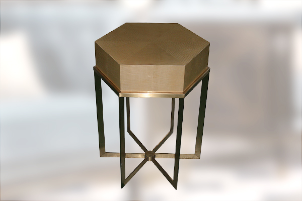 高端現代輕奢沙發實木客廳沙發 黑檀木皮拼花真皮沙發組合多邊角幾