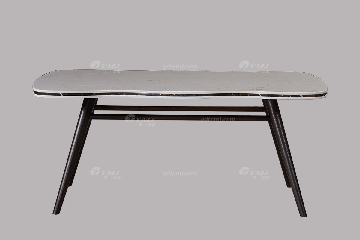 高端別墅會所家具品牌現代極簡北歐餐廳家具創意大理石餐桌餐椅系列餐桌