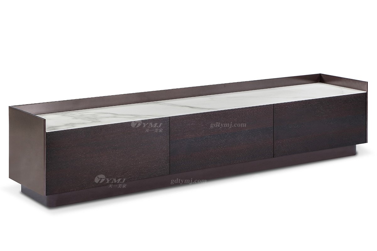 意式極簡風格高端別墅家具現代輕奢時尚客廳星空曜影+巖板電視柜LH1901電視柜1