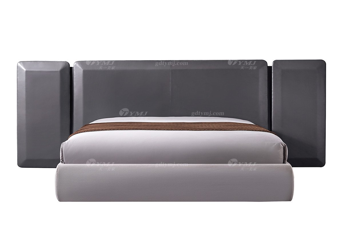 意式極簡風格高端別墅豪宅家具品牌現代輕奢簡約雙人大床