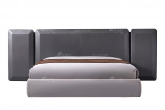 意式極簡風格高端別墅豪宅家具品牌現代輕奢簡約雙人大床