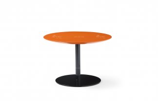 極簡風格品牌高級別墅會所家具現代簡約時尚設計橙色茶幾