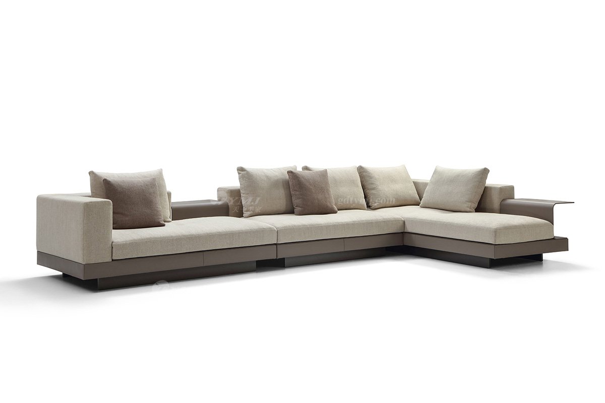 極簡風格意式品牌高端別墅會所家具現代時尚大氣舒適組合沙發LS1902-24+25+28沙發