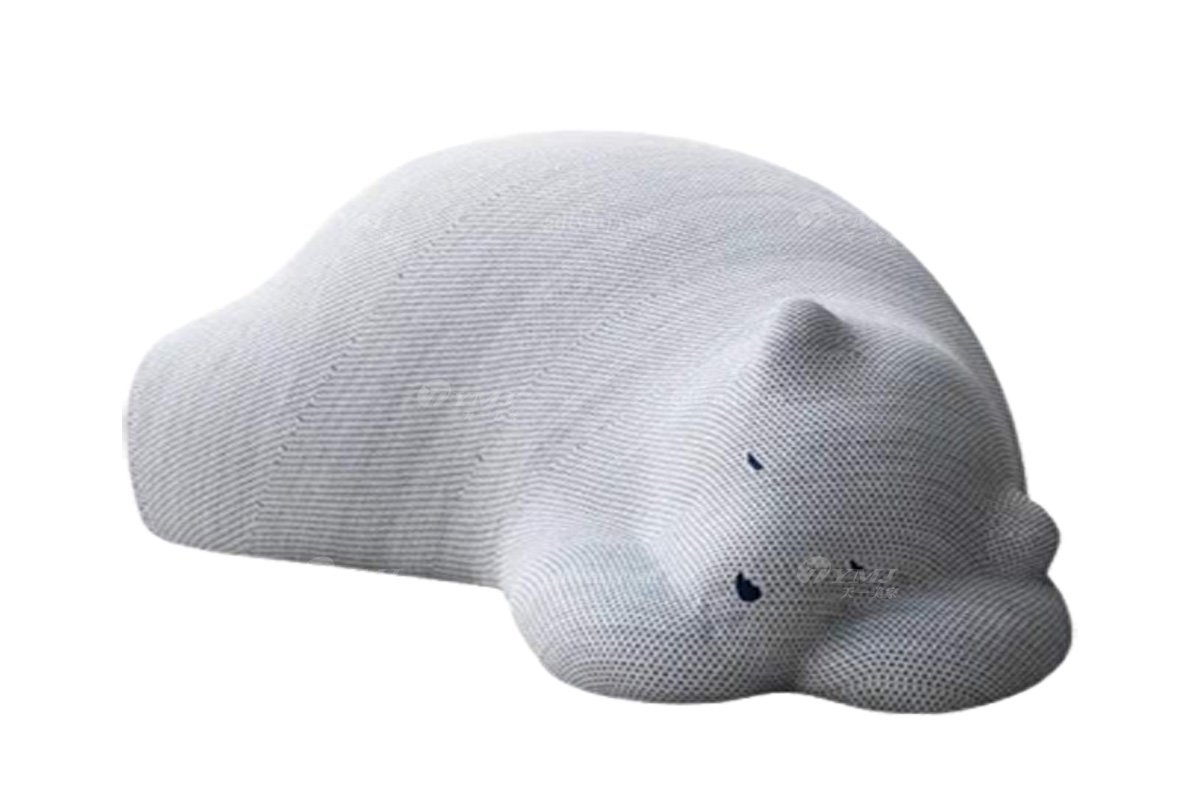 極簡風格家具別墅會所舒適高級時尚家用創意灰色布藝熊休閑椅