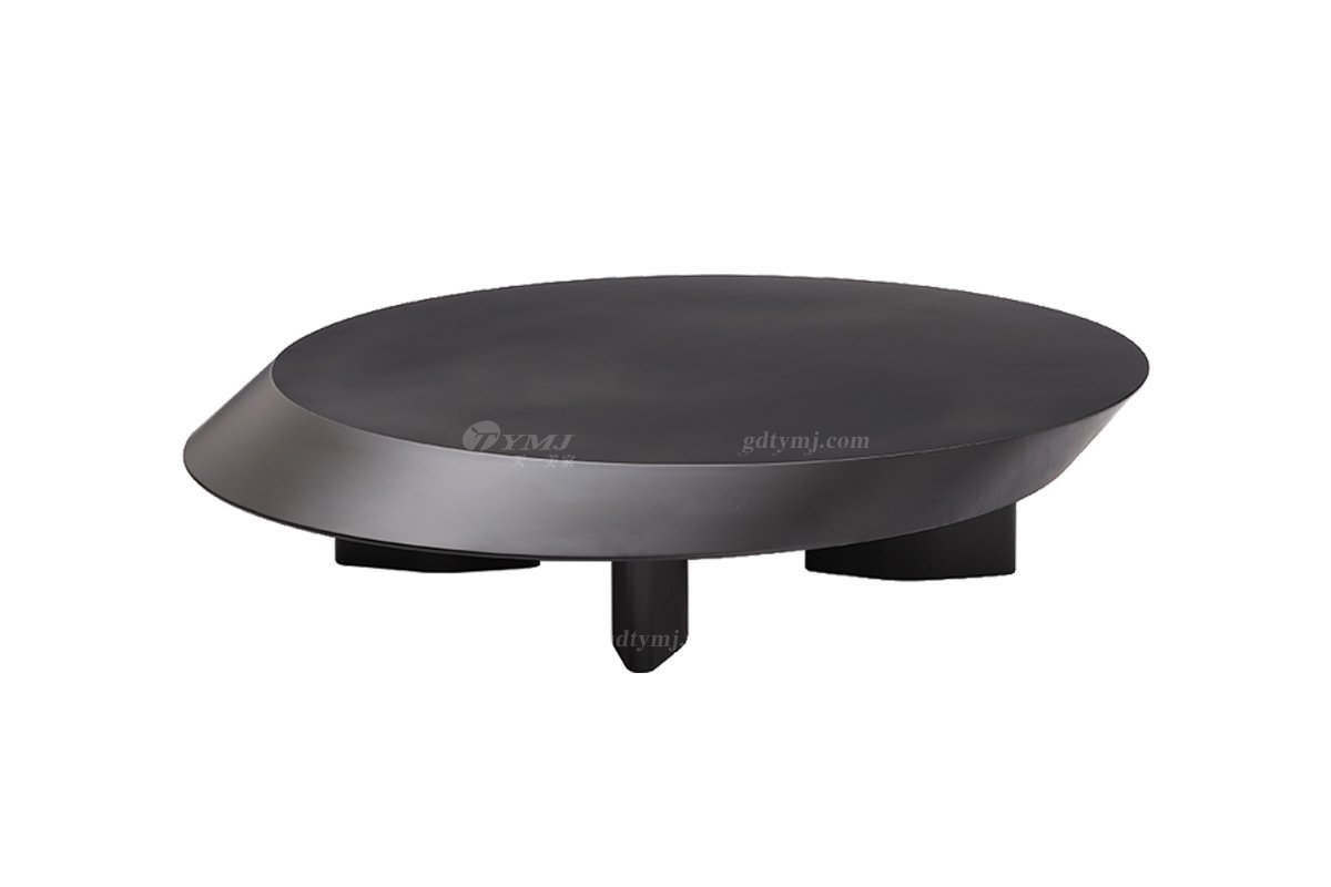 意式極簡風格家具高端別墅會所大宅時尚創意簡約金屬茶幾