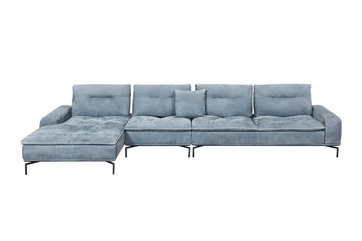 時(shí)尚高端現(xiàn)代極簡(jiǎn)家具別墅大宅家用舒適全皮組合沙發(fā)