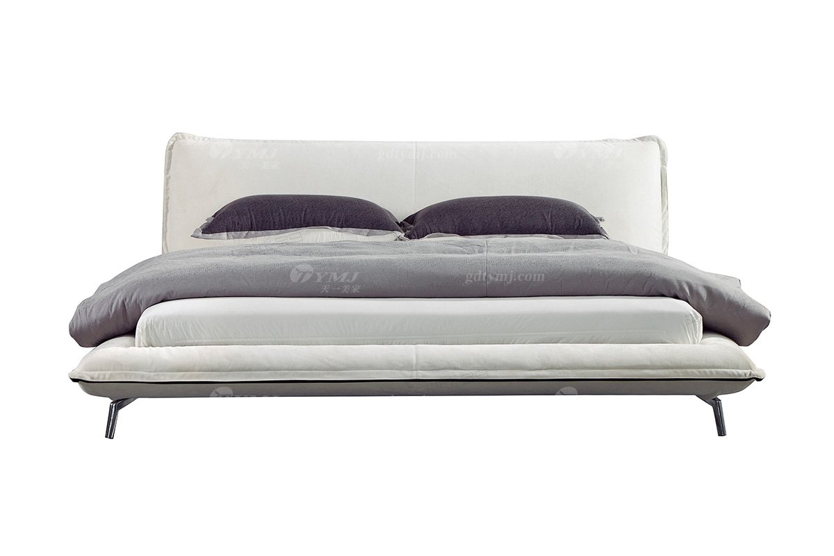 現(xiàn)代簡約家具高端別墅會所家用時尚舒適創(chuàng)意布藝大床婚床雙人床