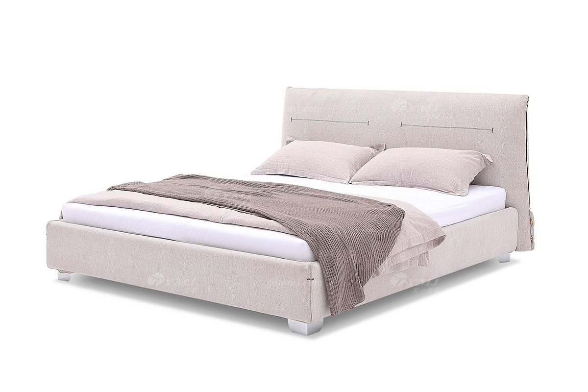  現代簡約家具高端別墅會所家用時尚舒適布藝主臥大床婚床雙人床K3250-1