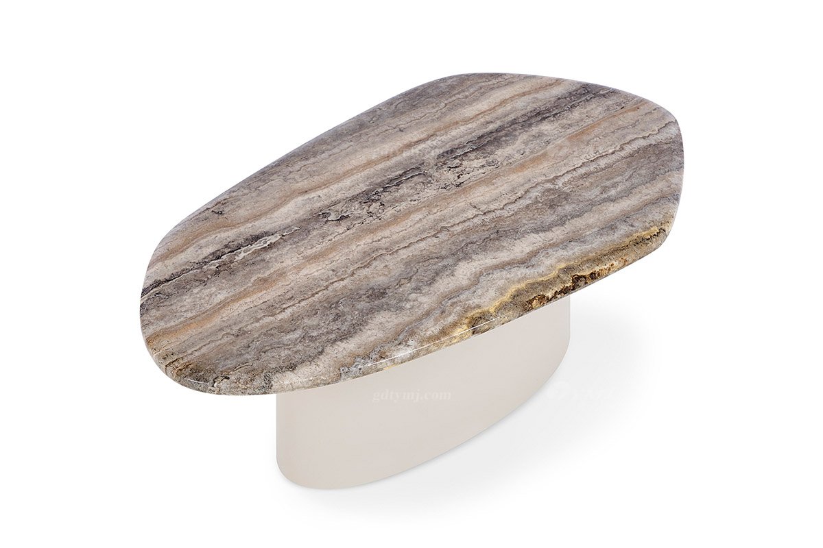 意式輕奢家具高端別墅會所家用時(shí)尚高級大理石組合茶幾FB119H4EC001