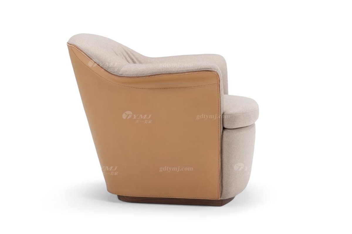 意式雅奢風格家具高端別墅會所家具時尚布藝單位沙發休閑椅LC2210單位沙發1