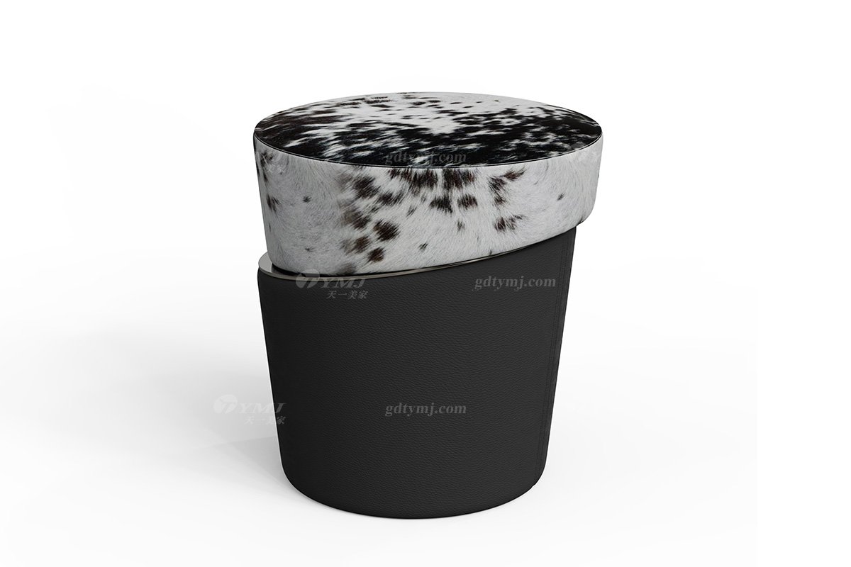 意式雅奢風格家具高端別墅會所家具時尚個性布藝梳妝椅妝凳