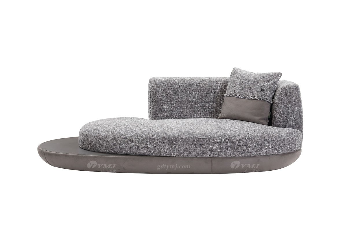 意式雅奢風格家具高端別墅會所家具時尚簡約布藝小沙發(fā)