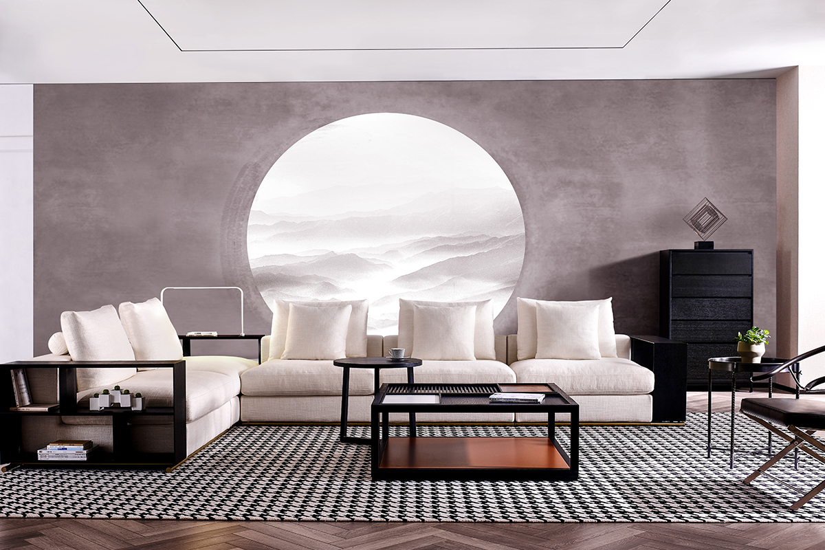 極簡主義現代簡約轉角沙發