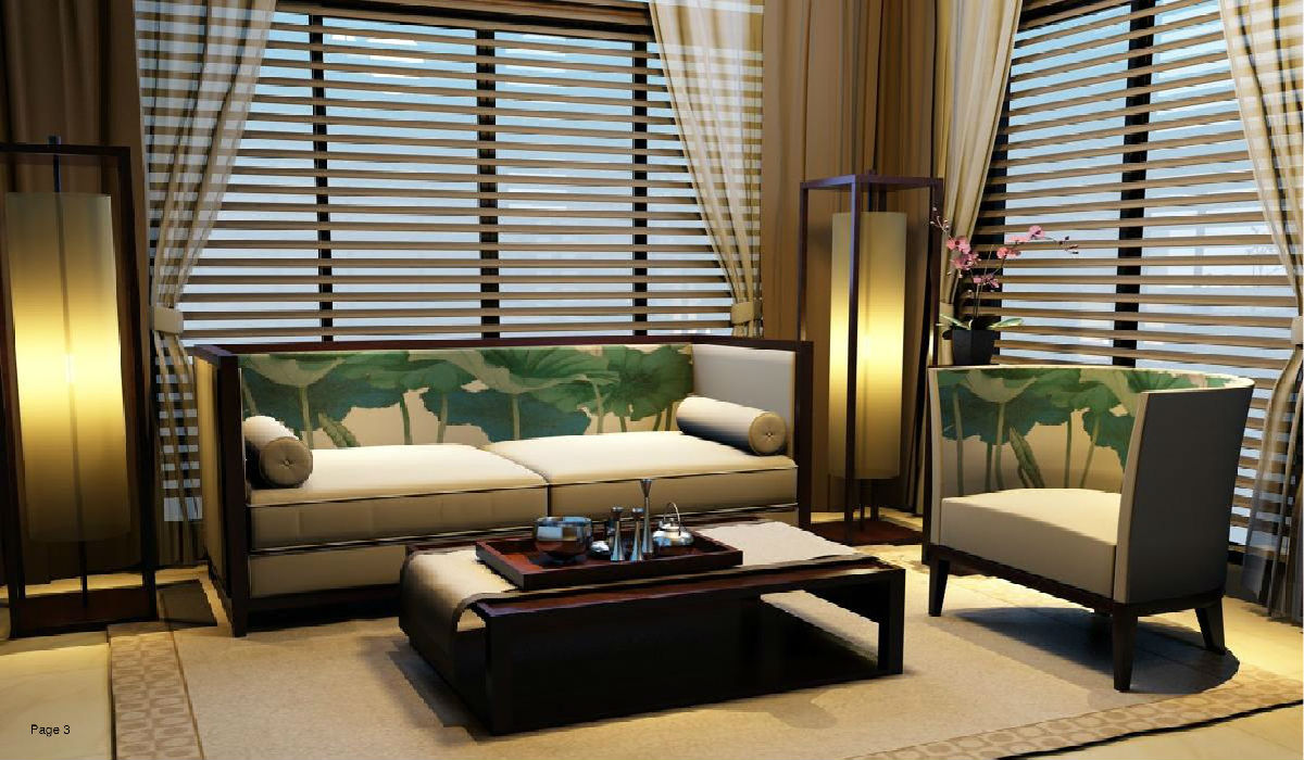 天一美家簡奢主義中式沙發