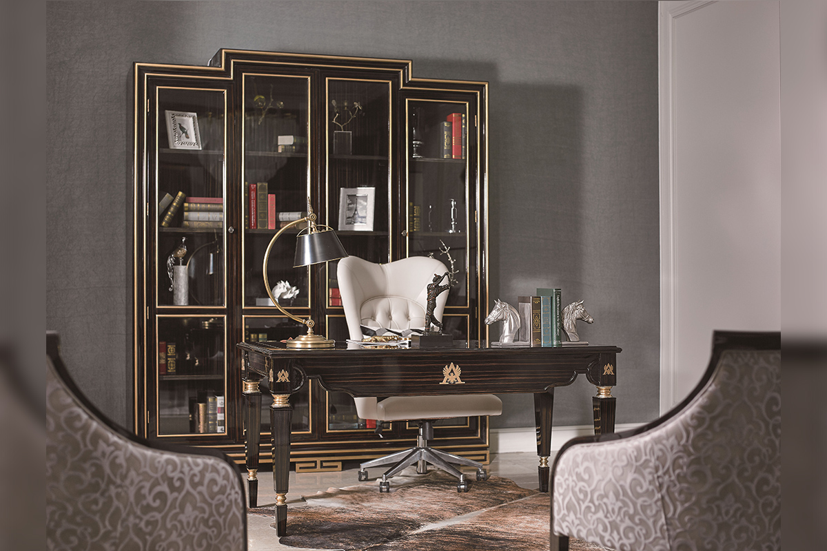 輕奢主義風格書桌椅