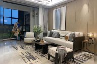 高檔現(xiàn)代輕奢樣板間家具、軟裝飾品工程--振興.興和城樣板間項目案例展示！