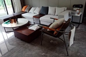 現代簡約風格售樓處、樣板間家具案例--贛州新旅明樾府樣板間家具項目工程欣