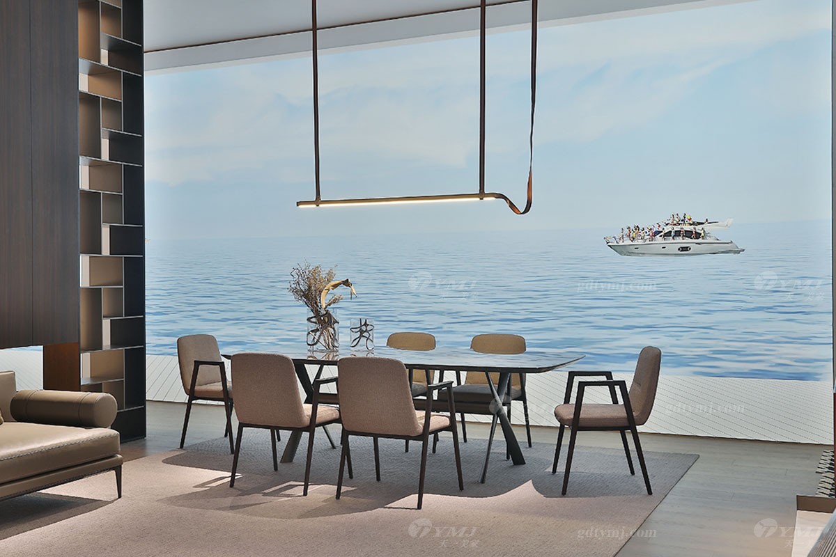 現代極簡餐廳餐桌椅