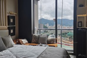 深圳龍華盛薈城郎悅坊項目現代極簡商務公寓樣板房家具案例完工實景!