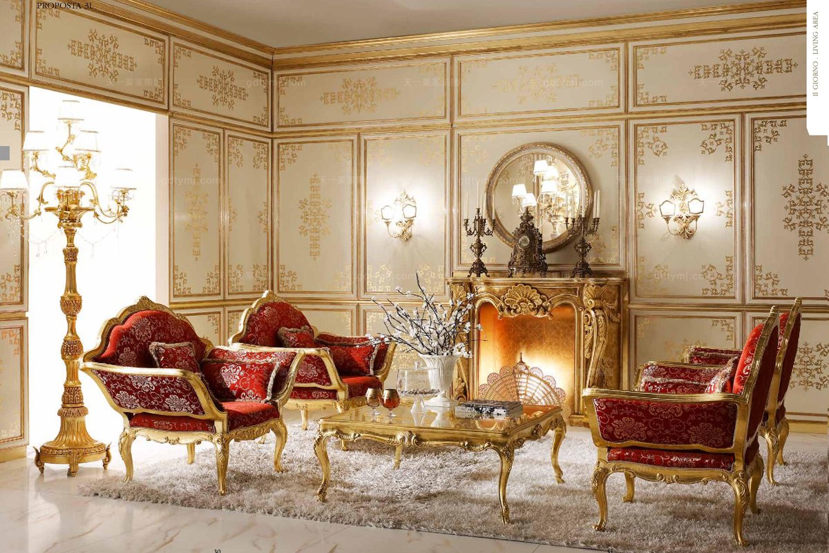 意大利紅色沙發