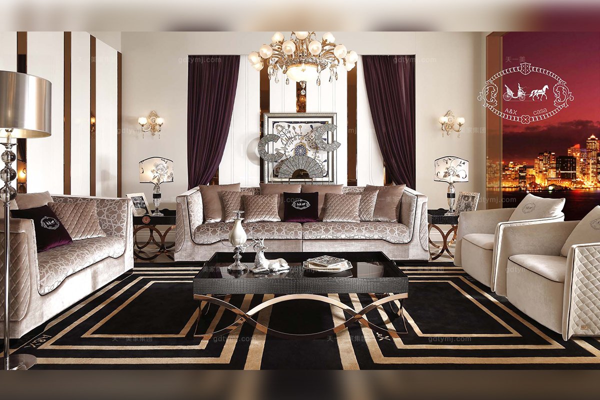 后現代布藝沙發