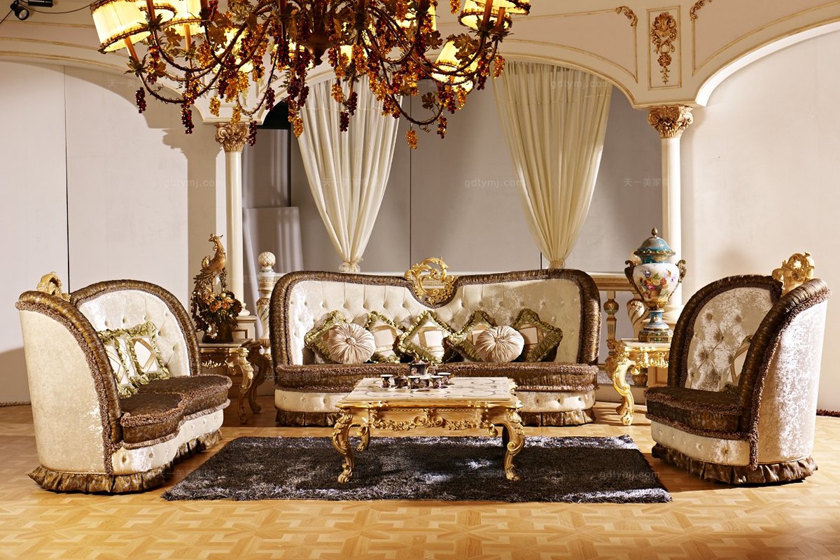 歐式三人位沙發